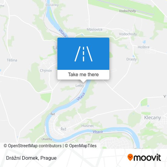 Drážní Domek map