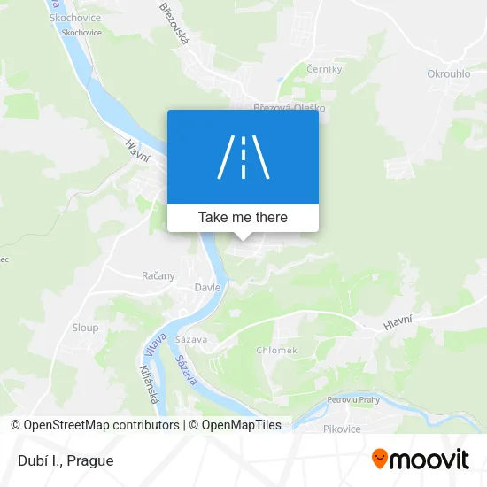Dubí I. map