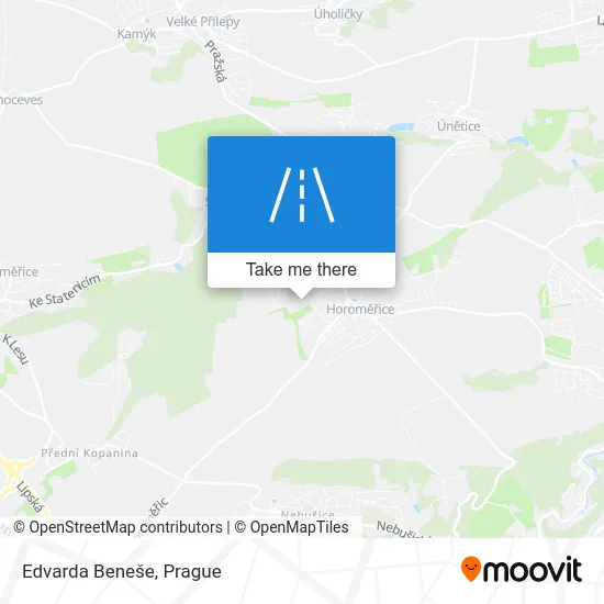 Карта Edvarda Beneše