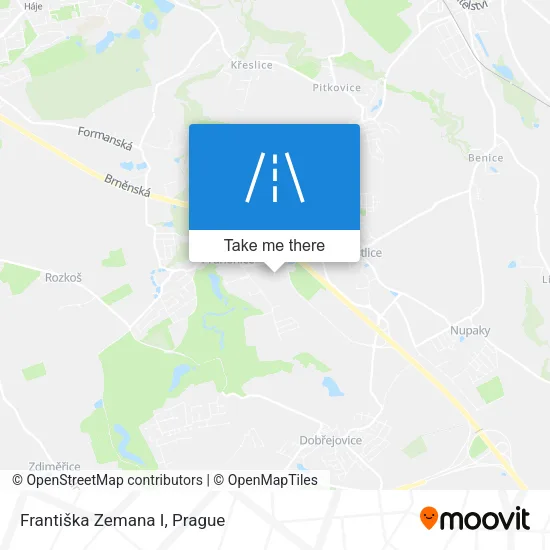 Карта Františka Zemana I