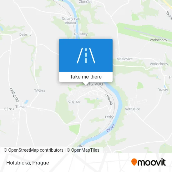 Карта Holubická