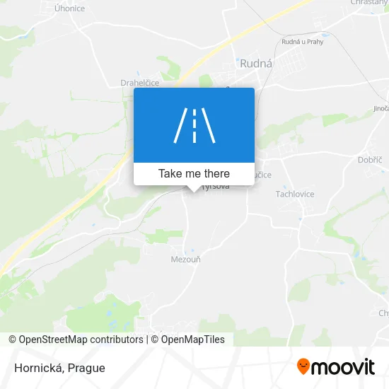 Карта Hornická