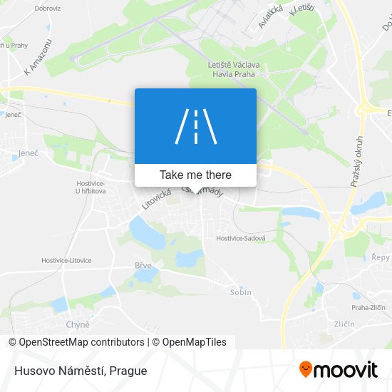Husovo Náměstí map