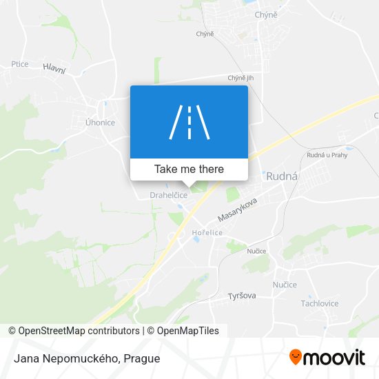 Jana Nepomuckého map