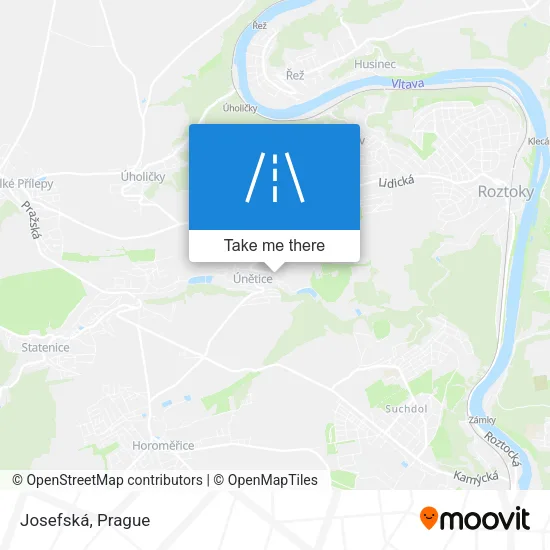 Карта Josefská
