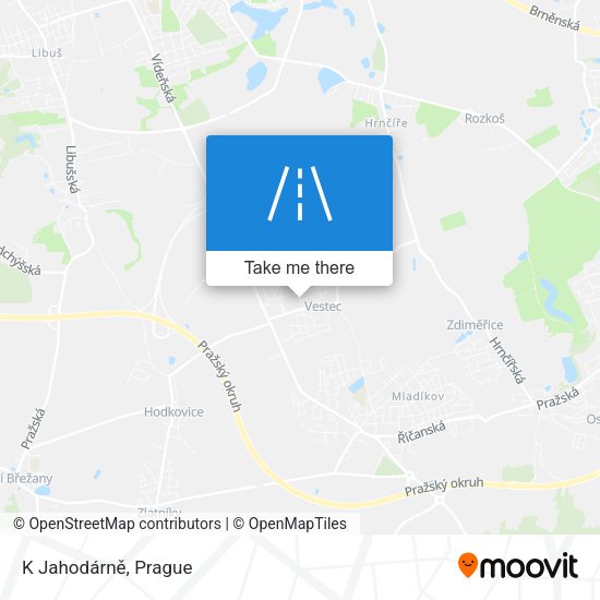 K Jahodárně map