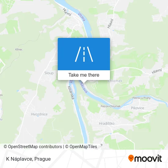 Карта K Náplavce