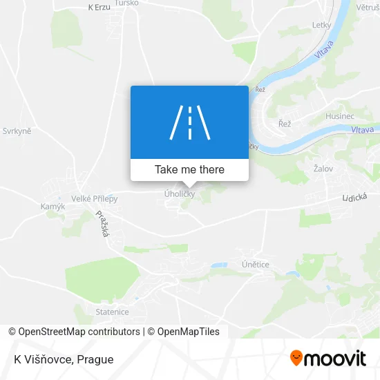 Карта K Višňovce