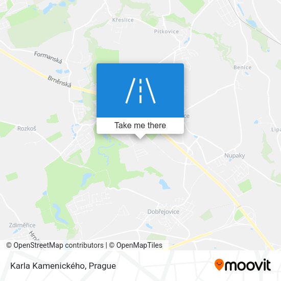 Karla Kamenického map