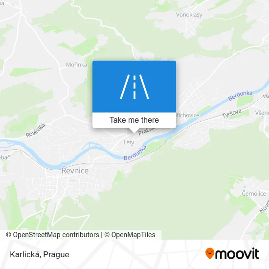 Карта Karlická