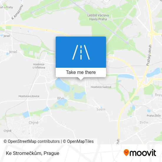 Карта Ke Stromečkům