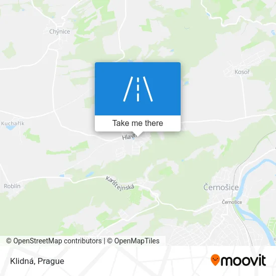 Карта Klidná