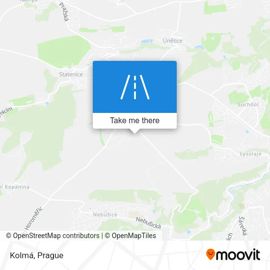 Карта Kolmá
