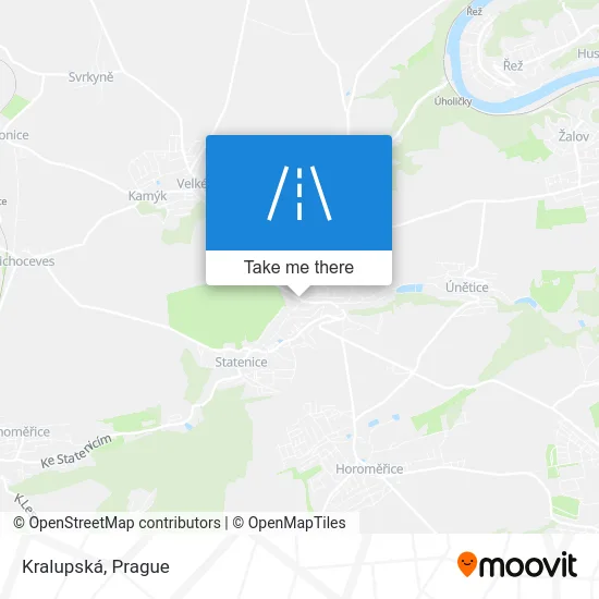 Карта Kralupská