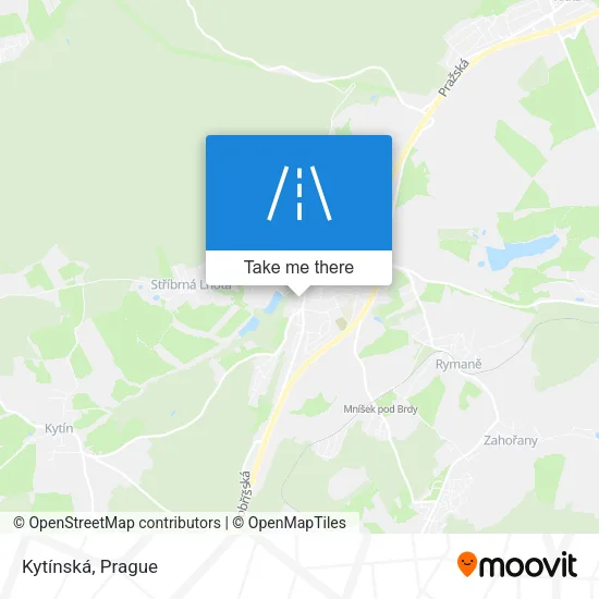 Карта Kytínská