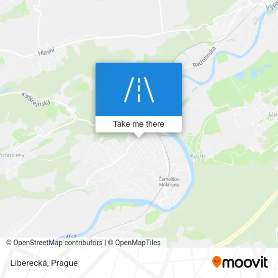 Карта Liberecká