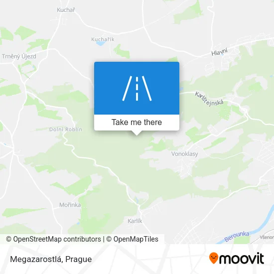Карта Megazarostlá