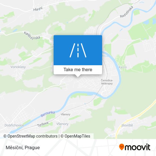 Měsíční map