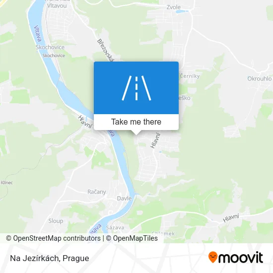 Na Jezírkách map