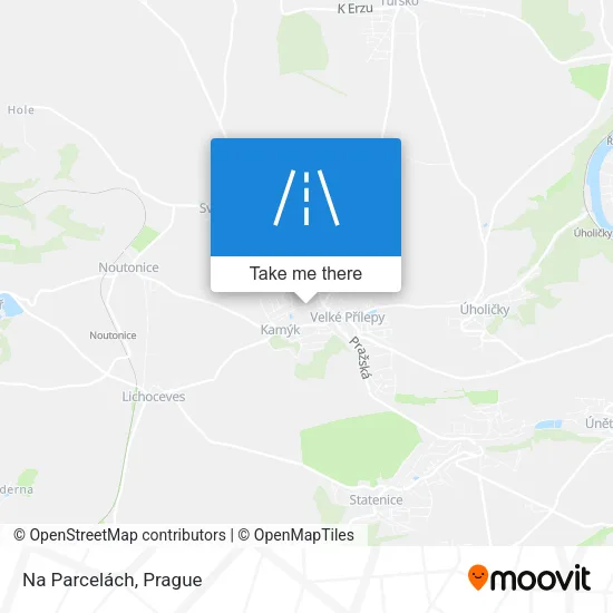 Карта Na Parcelách