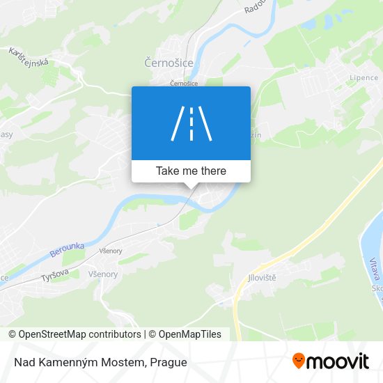 Nad Kamenným Mostem map