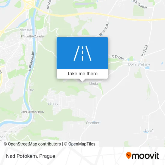 Карта Nad Potokem