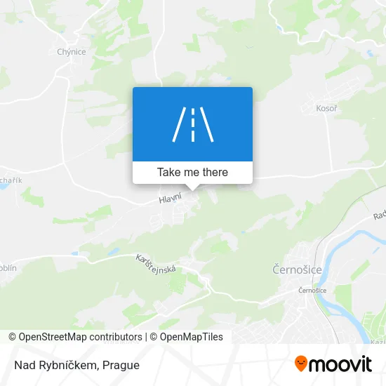 Карта Nad Rybníčkem