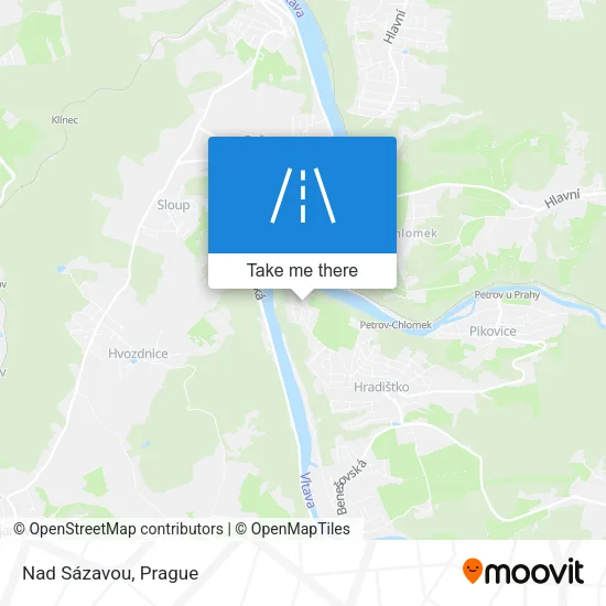 Карта Nad Sázavou