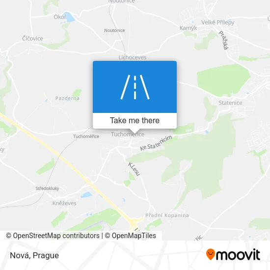 Карта Nová