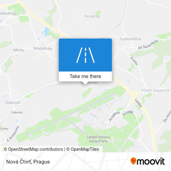 Nová Čtvrť map