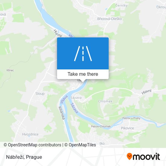Nábřeží map