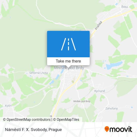Náměstí F. X. Svobody map