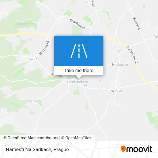 Náměstí Na Sádkách map