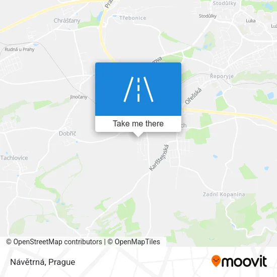 Карта Návětrná