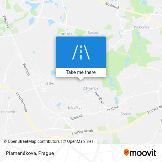Карта Plameňáková
