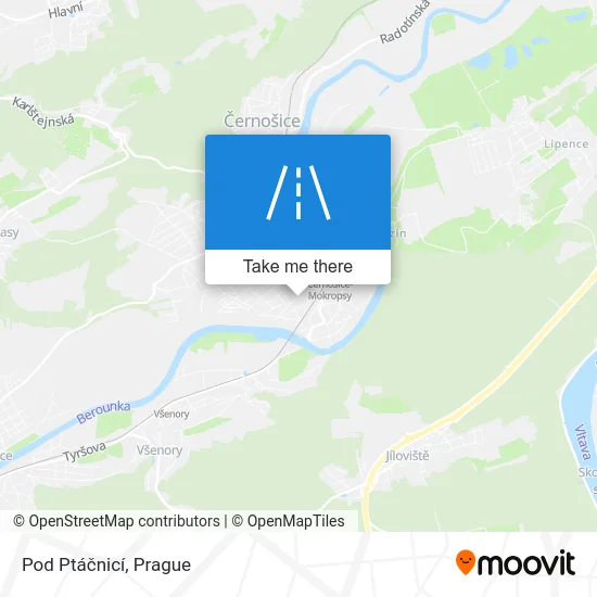 Карта Pod Ptáčnicí