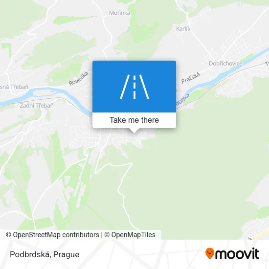Карта Podbrdská