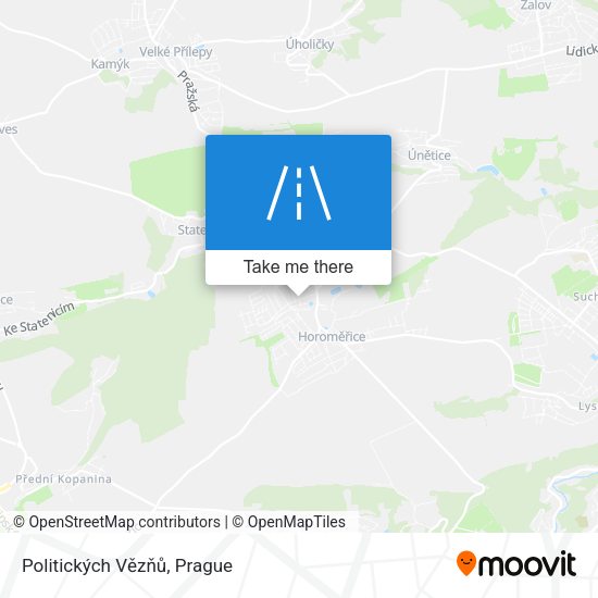 Politických Vězňů map
