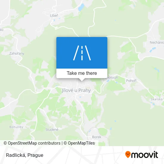 Карта Radlická