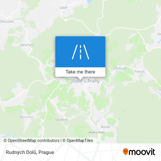 Rudných Dolů map