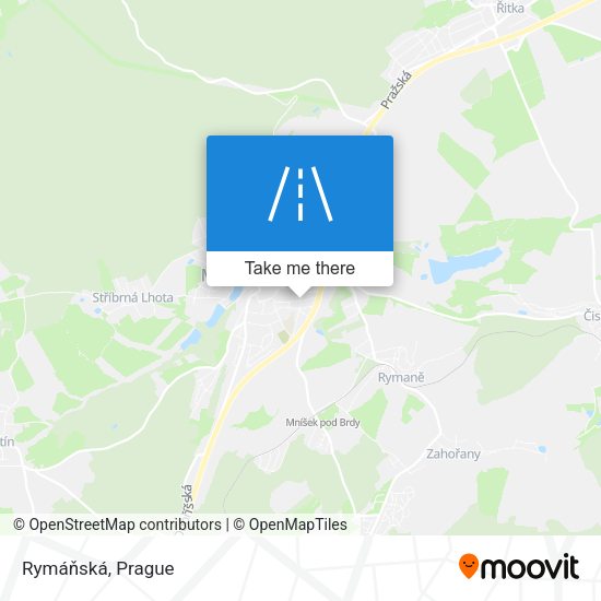 Rymáňská map