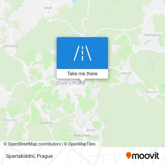 Spartakiádní map