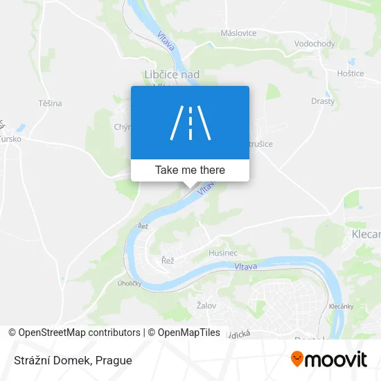 Карта Strážní Domek