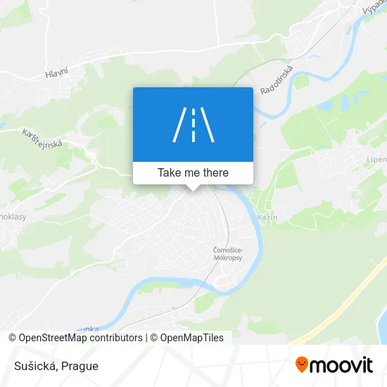 Карта Sušická
