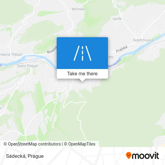 Карта Sádecká