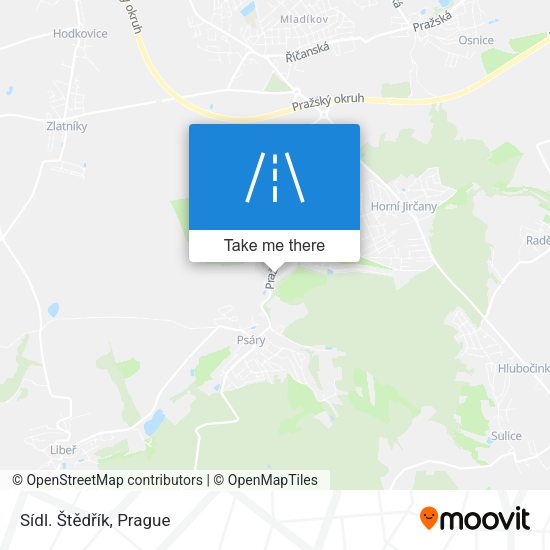 Sídl. Štědřík map