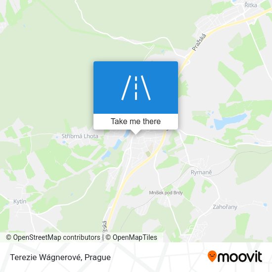 Terezie Wágnerové map