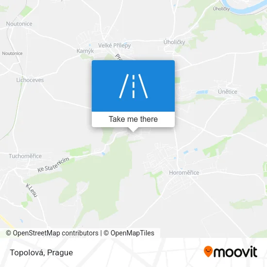 Карта Topolová