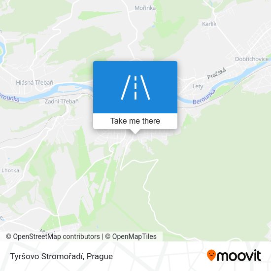 Tyršovo Stromořadí map