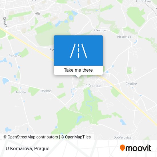 Карта U Komárova